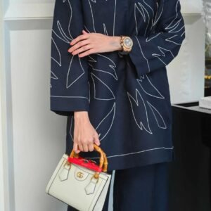 Paired up with premium cotton Plazo with side pocket